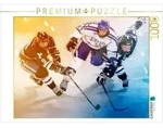 CALVENDO Puzzle Ein Motiv aus dem Kalender Eishockey - Fight 1000 Teile...