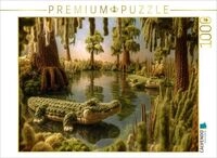 CALVENDO Puzzle Subtropischer Sumpf mit Krokodilen 1000 Teile Lege-Gr&ouml;&szlig;e 64...