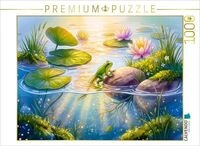 CALVENDO Puzzle Kaulquappe verwandelt sich langsam zum Jungfrosch im klaren