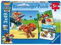 Puzzle Ravensburger Team auf 4 Pfoten 3 X 49 Teile
