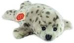 Teddy Hermann 901310 - Pl&uuml;sch-Robbe, 32 cm, grau