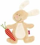 sigikid 40675 - Knistertuch Hase Yellow, Aktiv-Schnuffeltuch