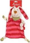 sigikid 40594 - Schnuffeltuch Hase pink gestreift Classic