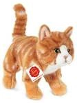 Katze, stehend, rot