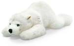 Steiff 115134 - Arco Eisb&auml;r, liegend, Pl&uuml;sch, weiss, L&auml;nge: 90 cm
