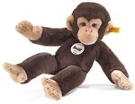 Steiff 064722 - Koko Schimpanse, braun, Webpelz, 35 cm
