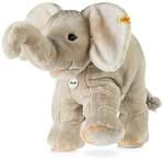 Steiff 064043 - Trampili Elefant, stehend, hellgrau, Pl&uuml;sch, 45 cm