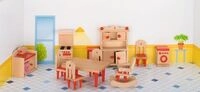 goki Puppenm&ouml;bel K&uuml;che f&uuml;r Puppenhaus