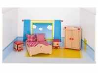 Goki Puppenmöbel Schlafzimmer für Puppenhaus