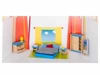 Goki Puppenmöbel Schlafzimmer für Puppenhaus