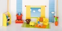 goki Puppenm&ouml;bel Wohnzimmer, Holz