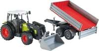 Bruder - Claas: Nectis 267F + Frontlader + Anh&auml;nger