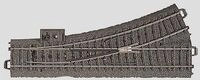 M&auml;rklin H0 C-Gleis (mit Bettung) 24611 Weiche, links 188.3mm 1St.