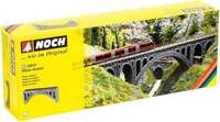 NOCH 58670 H0 Rh&ocirc;ne-Viadukt 1gleisig Universell (L x B x H) 370 x 44 x 150mm