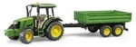 Bruder - John Deere 5115M mit Bordwandanhänger Bruder - John Deere 5115M mit Bordwandanhänger