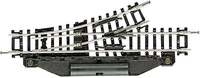 22249 N Fleischmann Gleis (ohne Bettung) Weiche, elektrisch, links 104.2 mm 24 &deg;