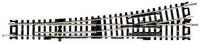 Fleischmann 22301 N Gleis (ohne Bettung) Unterflurweiche, links 155mm 10&deg; 765mm 1St.