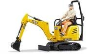 Bruder Profi-Serie bworld JCB Mikrobagger 8010 CTS und Bauarbeiter