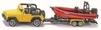 Siku 1658 Jeep mit Boot