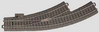 M&auml;rklin H0 C-Gleis (mit Bettung) 24671 Bogenweiche, links 1St.