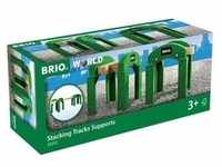 Brio Stapelbares Brückensystem, 2 Brücken-Pfeiler/Tunnel
