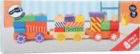 Holzzug Steckspiel Kunterbunt