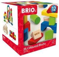 BRIO Infant/ Toddler - Bunte Holzbausteine, 25 Teile