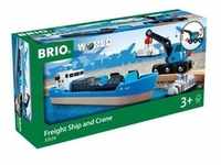 BRIO - Containerschiff mit Kranwagen