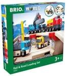 Brio Stra&szlig;en und Schienen Steinverlade Set