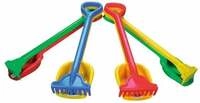 Rechen und Schaufel Set 56cm 2 Teile 4fach sortiert