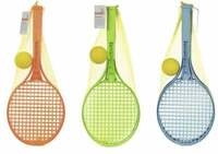 Softball Tennis Set Junior rot/gr&uuml;n/blau aus Kunststoff 3fach sortiert