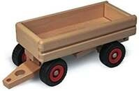 Fagus 10.46 - Holz LKW Anh&auml;nger, Holzspielzeug