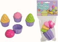 Sandformen Set Cup Cake mehrfarbig 6cm, 8 Teile