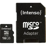 Intenso 16 GB Micro SDHC-Card microSDHC-Karte 16 GB Class 4 inkl. SD-Adapter Schwarz