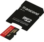 Transcend Ultimate (600x) microSDHC-Karte Retail 16 GB Class 10, UHS-I inkl.