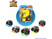 Mattel Hot Wheels - Monster Trucks 1:64 Die-Cast Sortiment, Spielwaren