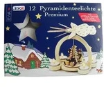 Pyramiden Teelichter Premium f&uuml;r Holzpyramiden 12 St&uuml;ck