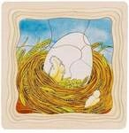 Schichtenpuzzle Das Huhn