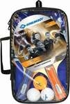Tischtennis Set Hobby f&uuml;r 2 Spieler, 2 Schl&auml;ger, 3 B&auml;lle, Tasche
