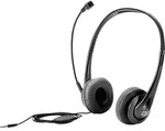 HP T1A66AA Over Ear Headset kabelgebunden Stereo Schwarz