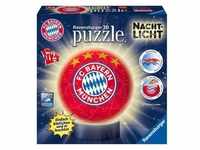 3D Puzzle Ravensburger Puzzle-Ball Nachtlicht - FC Bayern München 72 Teile,