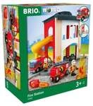 BRIO World - Gro&szlig;e Feuerwehr-Station mit Einsatzfahrzeug
