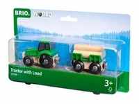 BRIO - Traktor mit Holz-Anhänger