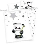 babybest&reg; 2485201063 - Panda Bettw&auml;sche, 40x60 cm + 100x135 cm, 100% Baumwolle
