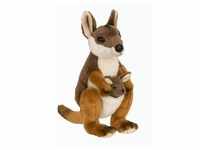 WWF Plüsch 00053 - Känguru Mutter mit Baby, Australien-Kollektion, Plüschtier, 19