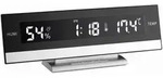 TFA Dostmann 60.2011 Quarz Wecker Schwarz, Silber Wei&szlig;