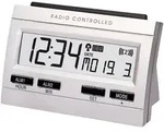 Techno Line 02991 Funk Wecker Silber Alarmzeiten 2
