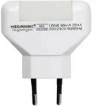 Megaman MM001 MM001 LED-Nachtlicht Rechteckig LED Warmwei&szlig; Wei&szlig;