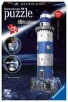 3D Puzzle Ravensburger Leuchtturm bei Nacht 216 Teile
