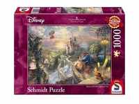 Schmidt Spiele - Puzzle - Thomas Kinkade - Disney Die Schöne und das Biest, 1000